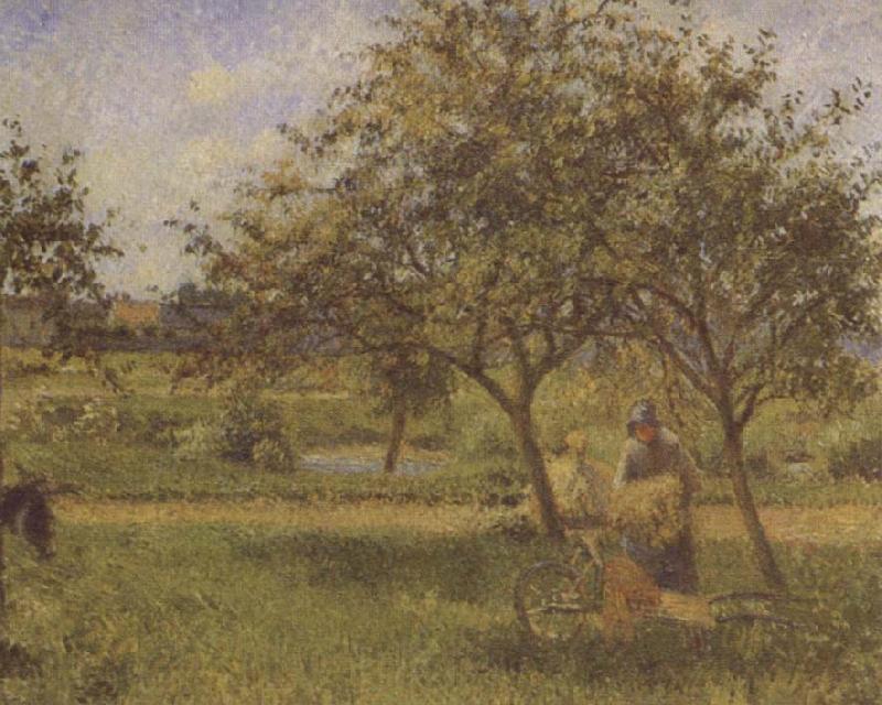 Camille Pissarro The Wheelbarrow France oil painting art